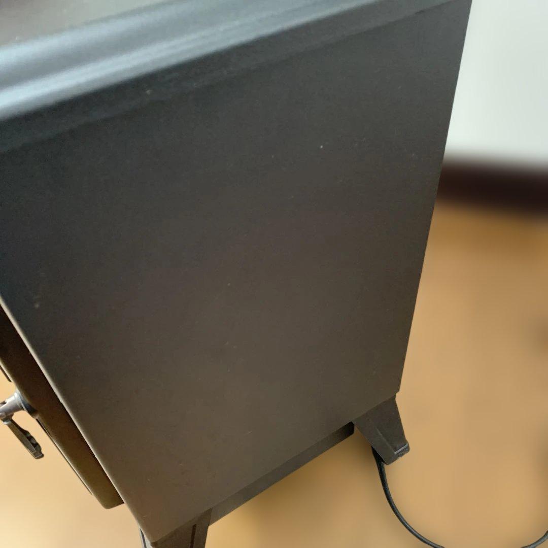 アンダルシア★暖炉型レトロファンヒーター。黒