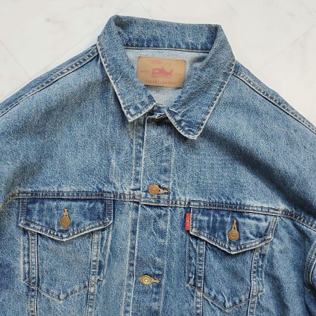 極美品　未使用級　アングリッド　ビックシルエットデニムジャケット　ブルー　25