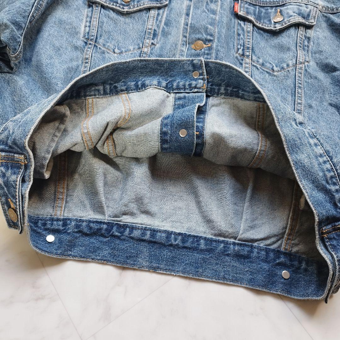 極美品　未使用級　アングリッド　ビックシルエットデニムジャケット　ブルー　25
