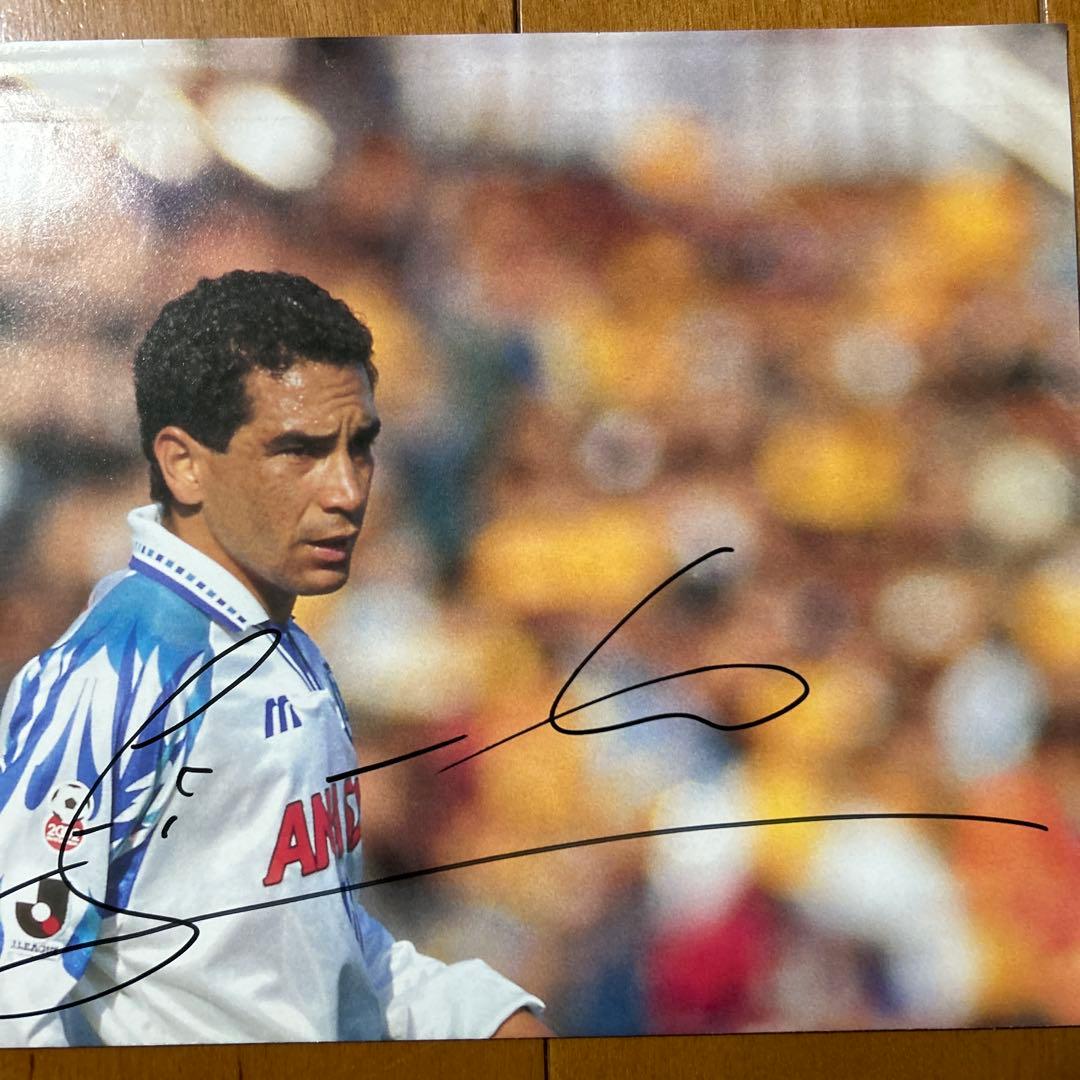 サイン入りポスター３枚セット　ブラジル代表　ジュニーニョ　ジーニョ　ロナウダン