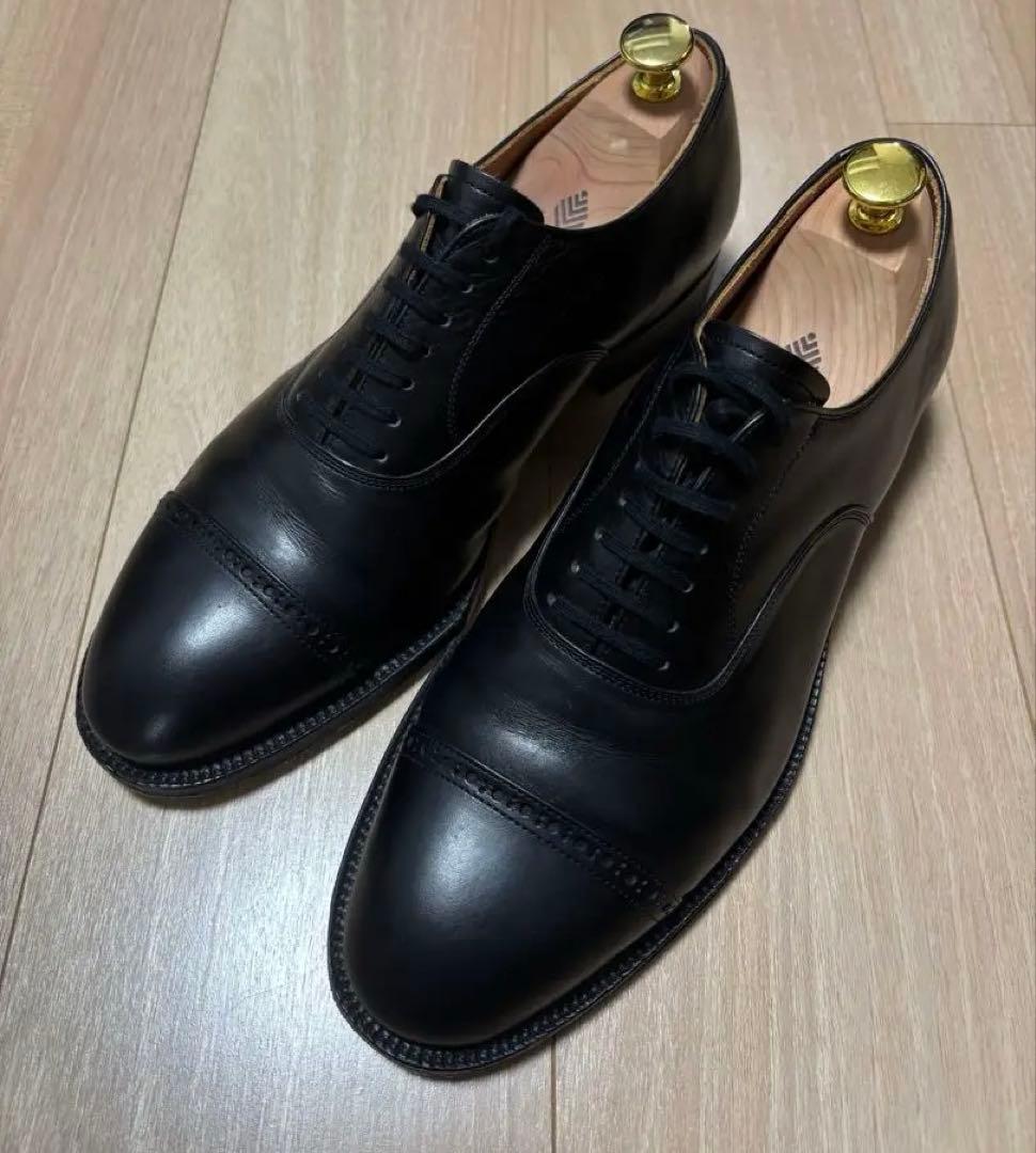 Arch Kerry 黒 レザー ドレスシューズ キャップトゥ 30851