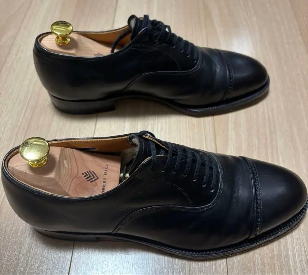 Arch Kerry 黒 レザー ドレスシューズ キャップトゥ 30851