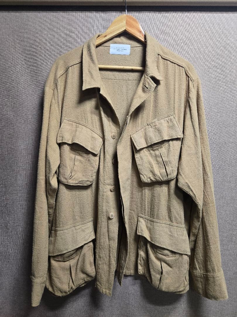 ジャケット・アウター UNUSED jungle fatigue shirt jacket