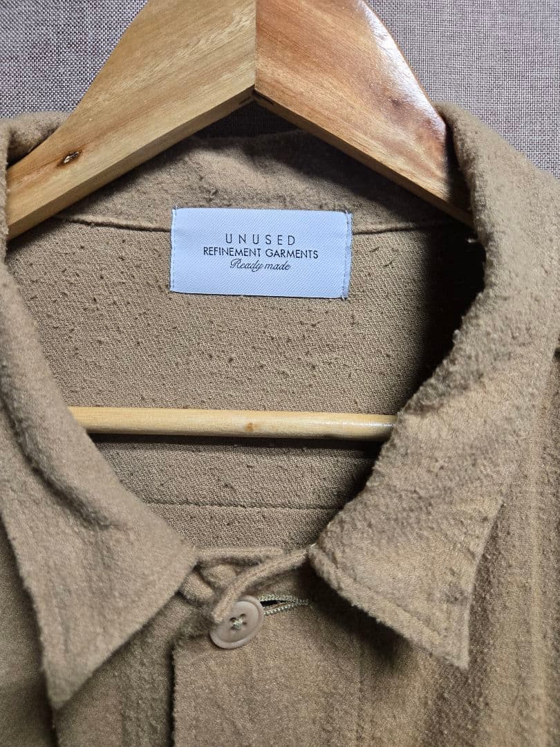 ジャケット・アウター UNUSED jungle fatigue shirt jacket