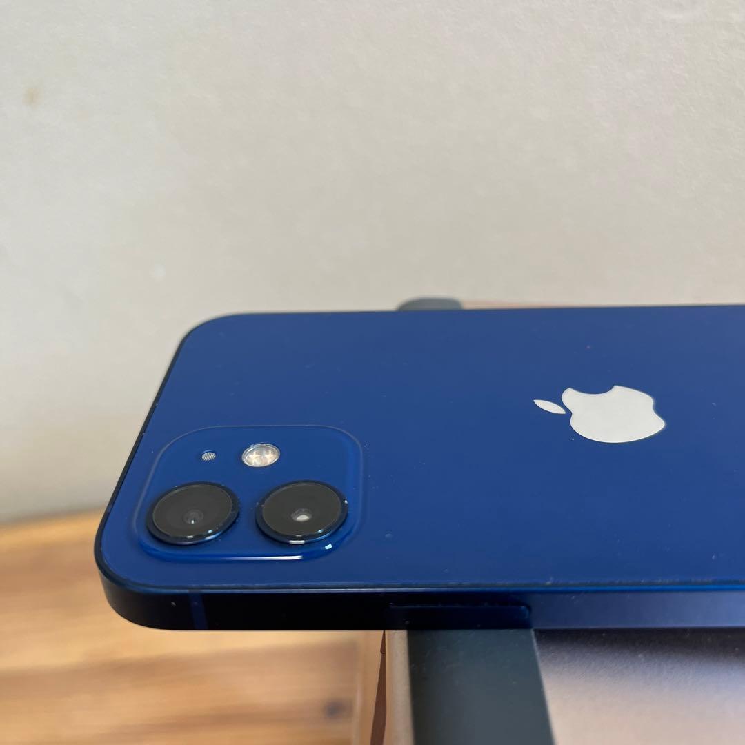 バッテリー新品100%！iPhone12 ブルー　64GB SIMフリー
