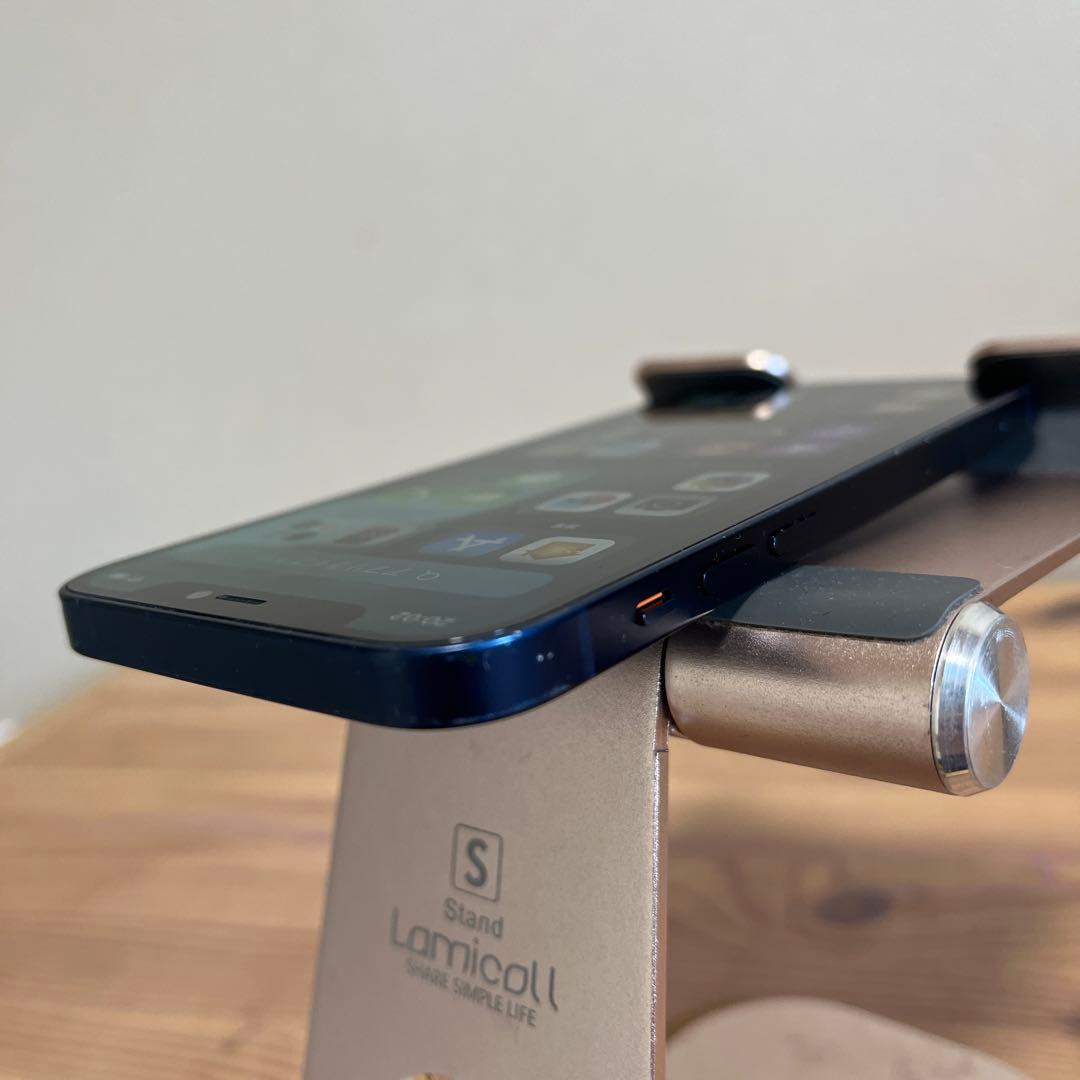 バッテリー新品100%！iPhone12 ブルー　64GB SIMフリー