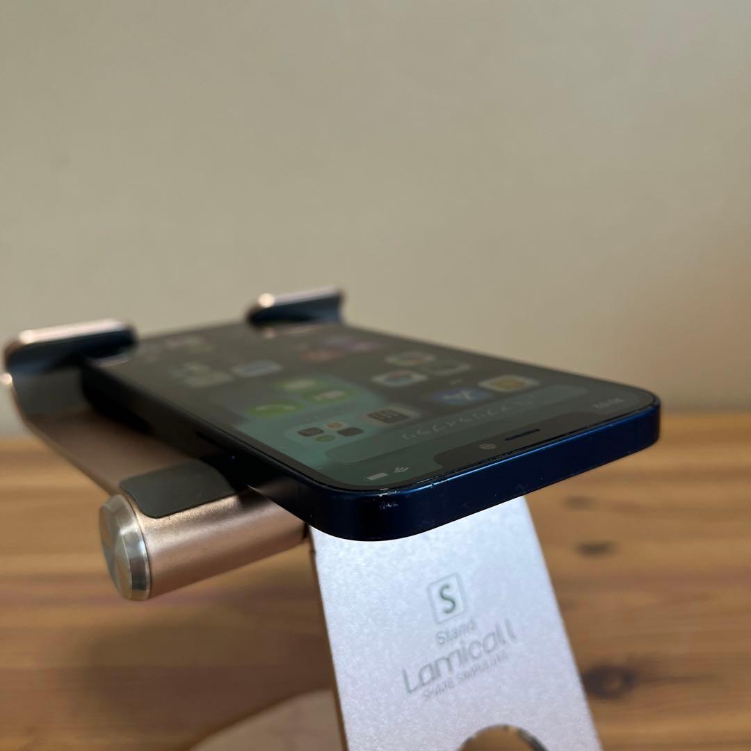 バッテリー新品100%！iPhone12 ブルー　64GB SIMフリー