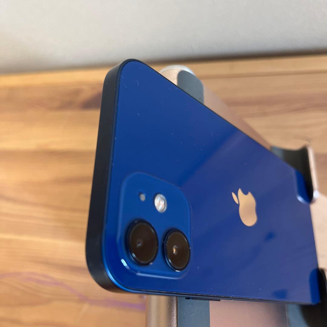 バッテリー新品100%！iPhone12 ブルー　64GB SIMフリー