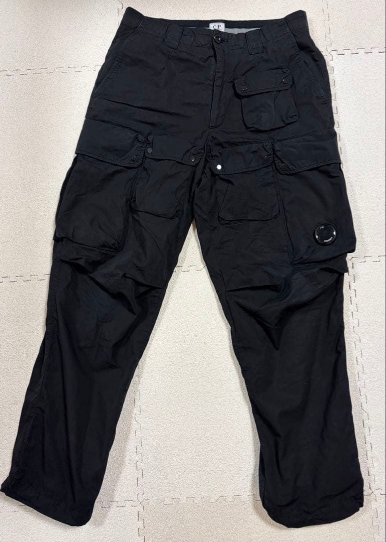 C.P. COMPANY カーゴパンツ ブラック ルーズフィット