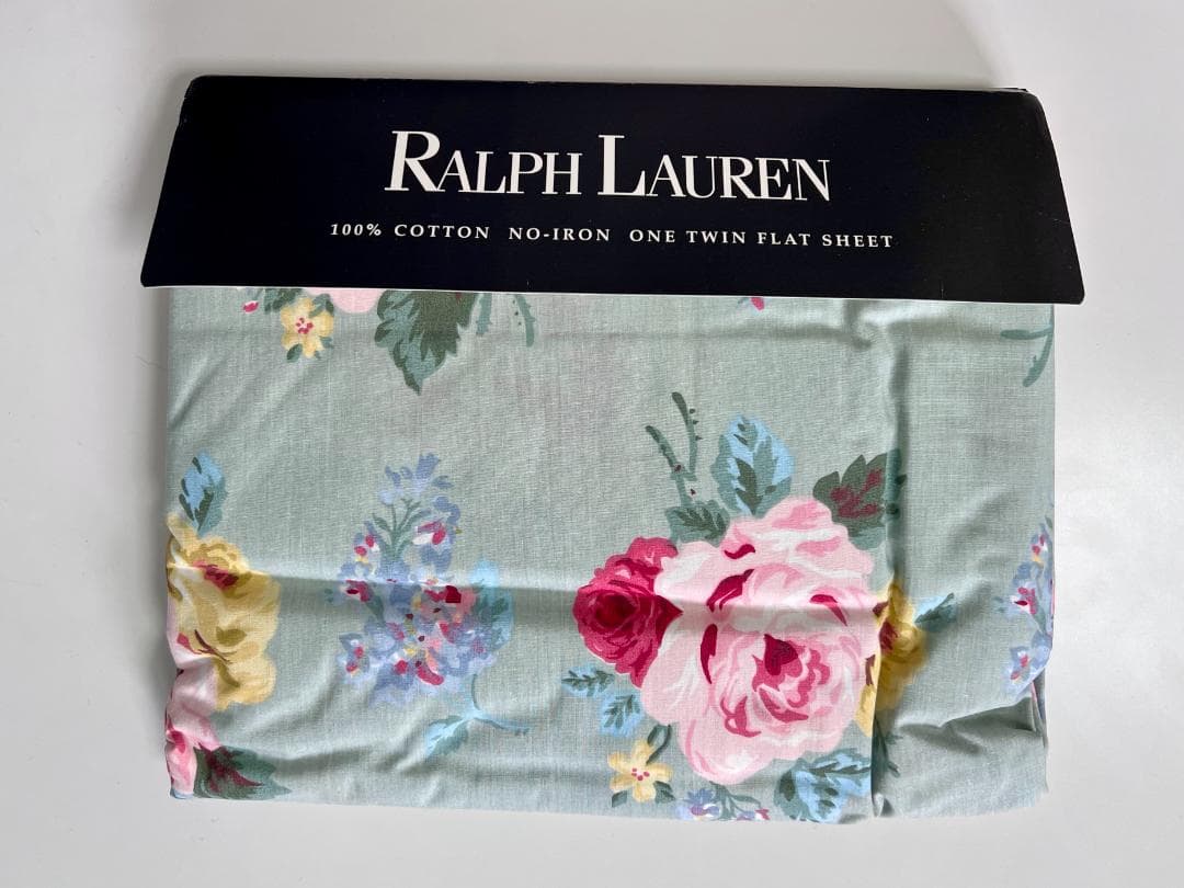 【新品】Ralph Lauren ラルフローレンホーム シングルシーツ USA製