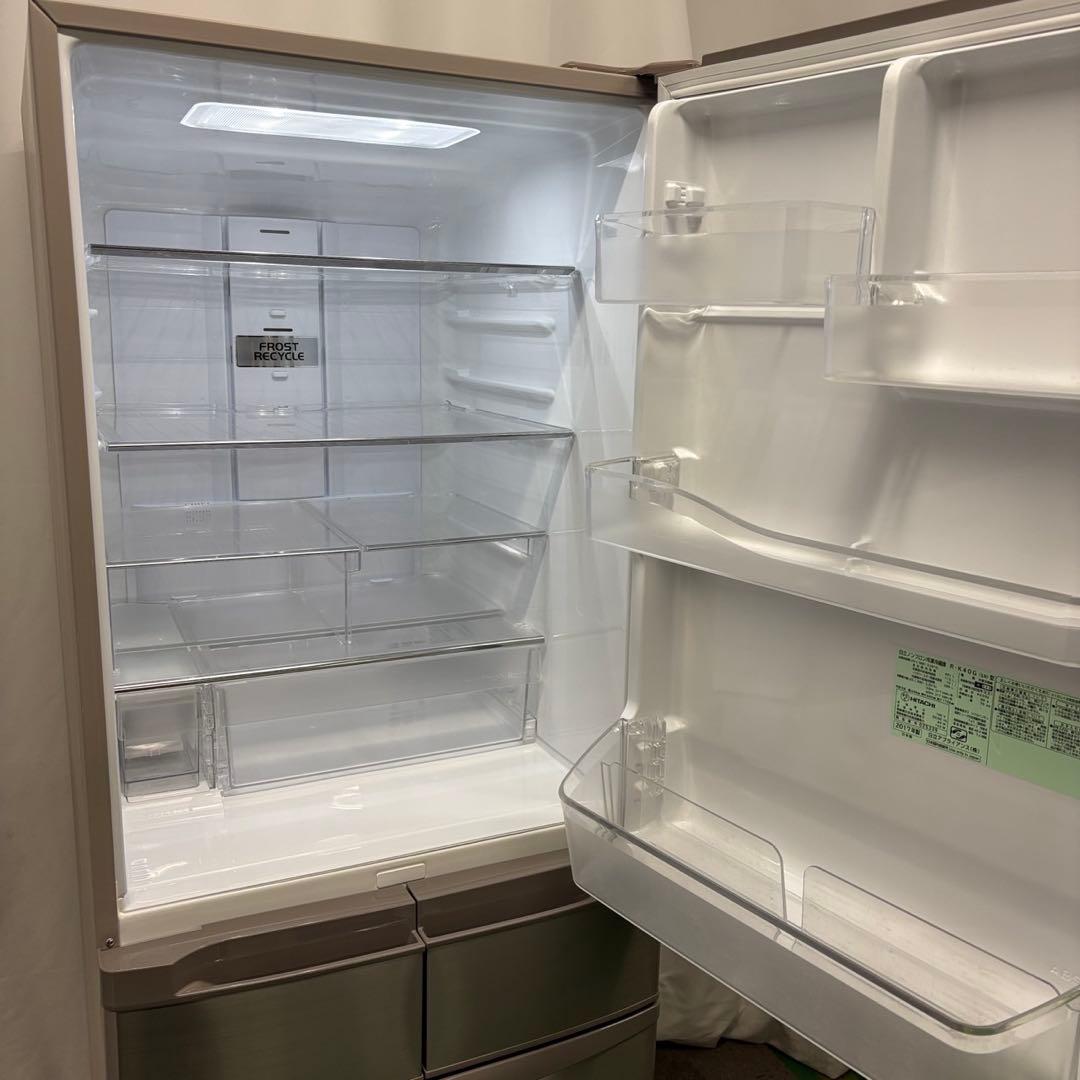 104⭕️日立　冷蔵庫　大型　400-500ℓ　安い　綺麗　中古　右開き　設置無料