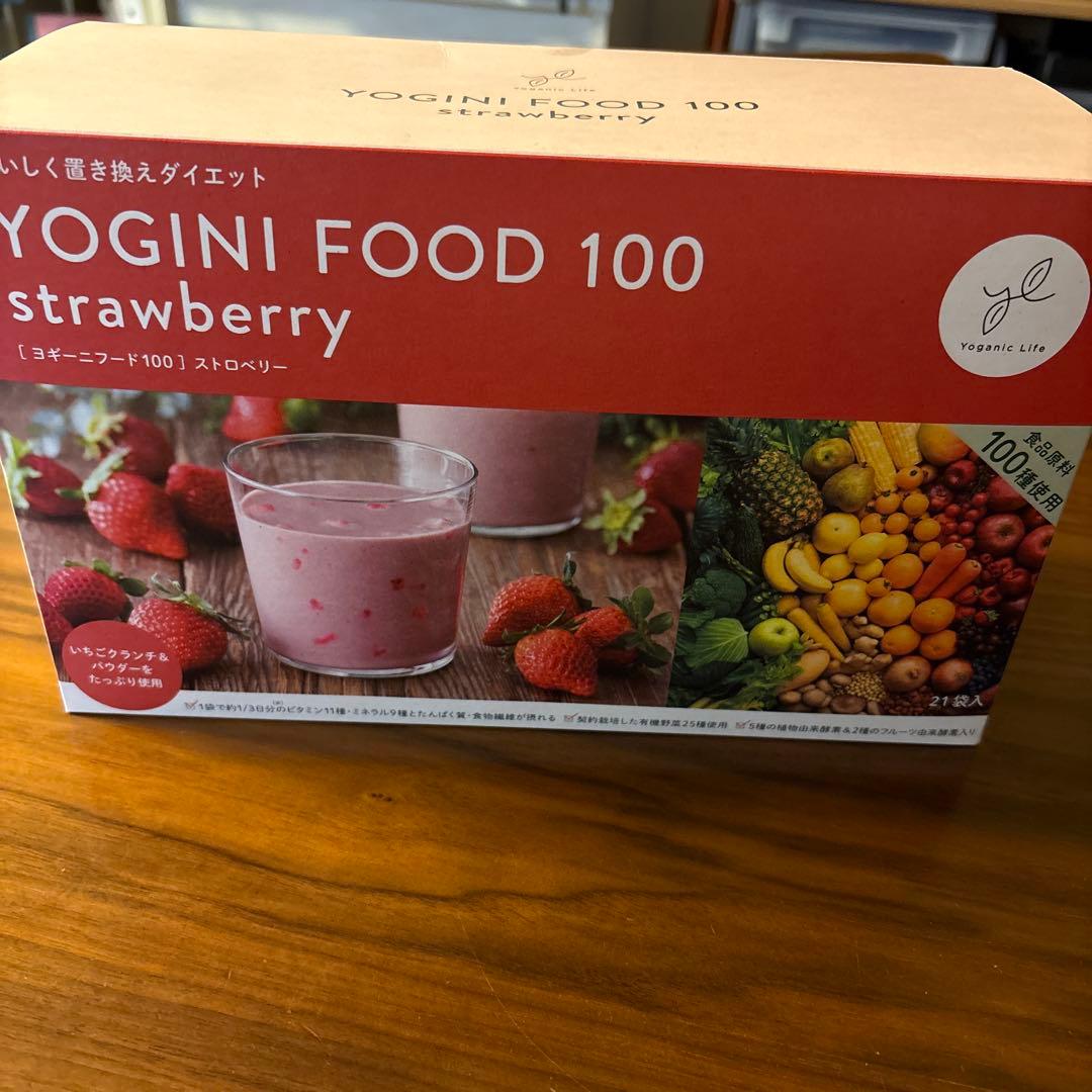 18袋　YOGINI FOOD 100 ストロベリー ヨギニーフード