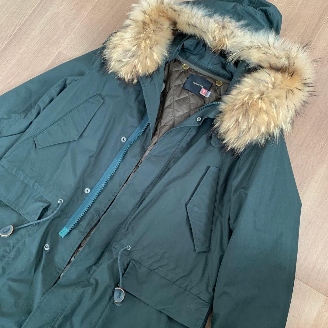 UNDERCOVER ファー付きダークグリーンモッズコート サイズ2