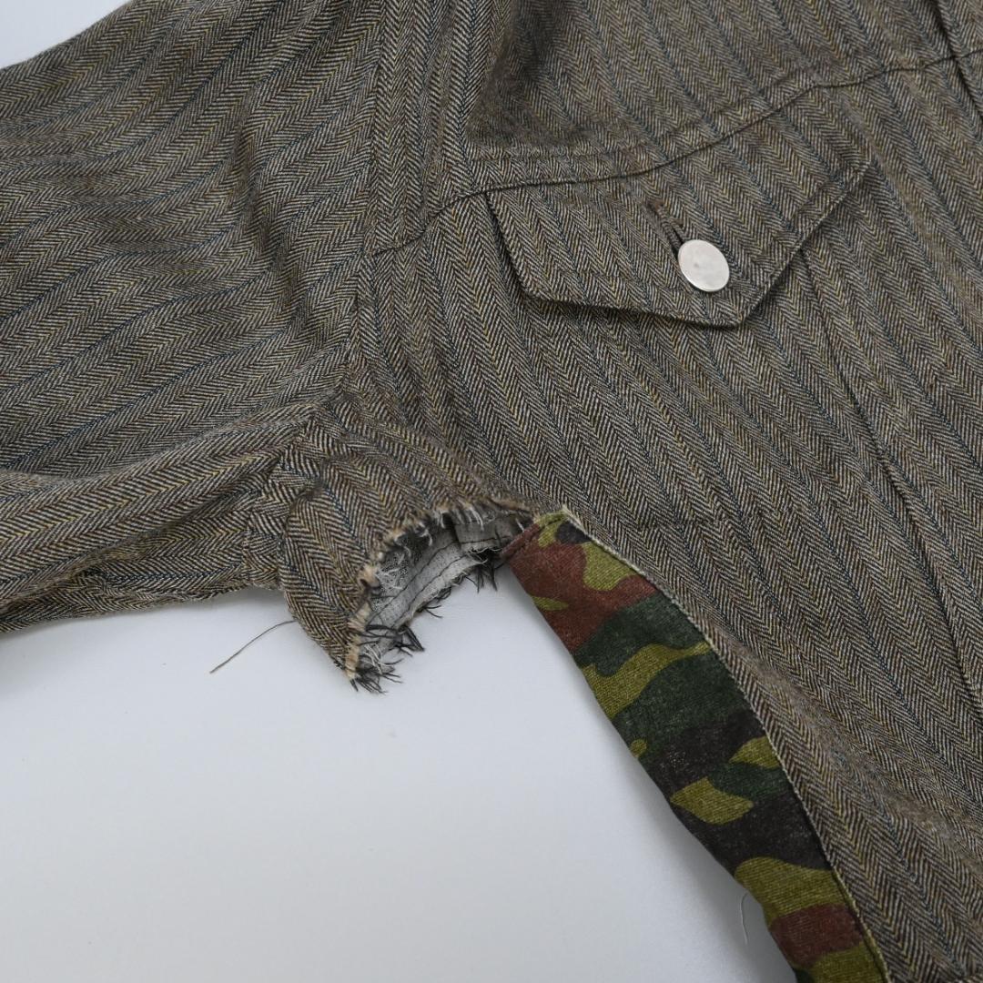 ■ 46539★年 コムデギャルソン ジャケット ヘリンボーン 迷彩柄