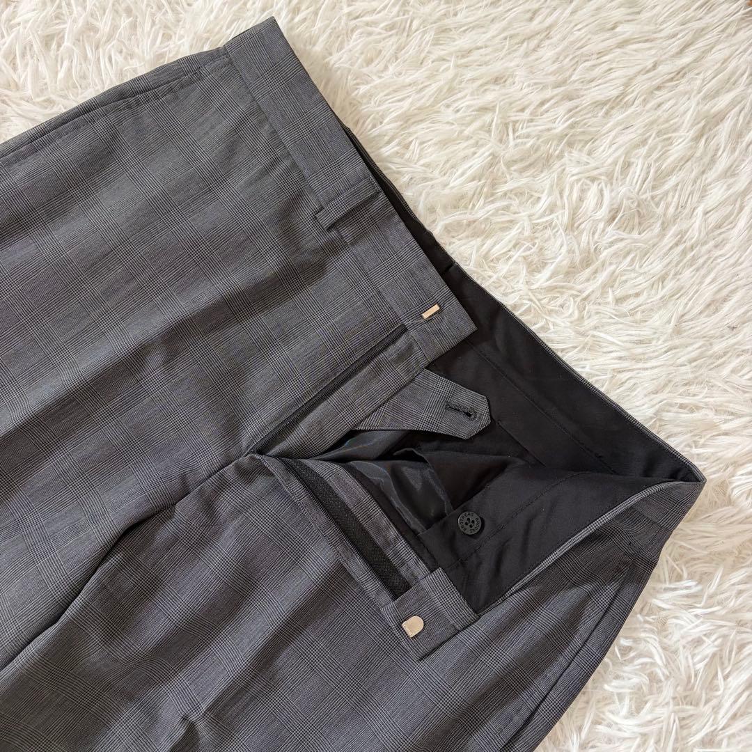 極美品　ブルックスブラザーズ　Madison スーツ　グレンチェック　グレー