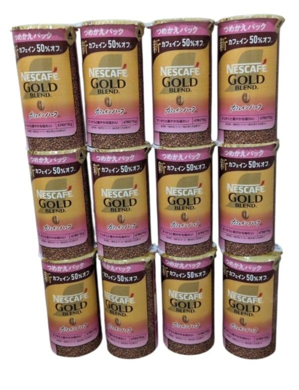 年始価格　ネスカフェゴールドブレンド カフェインハーフ エコパック95g 12本