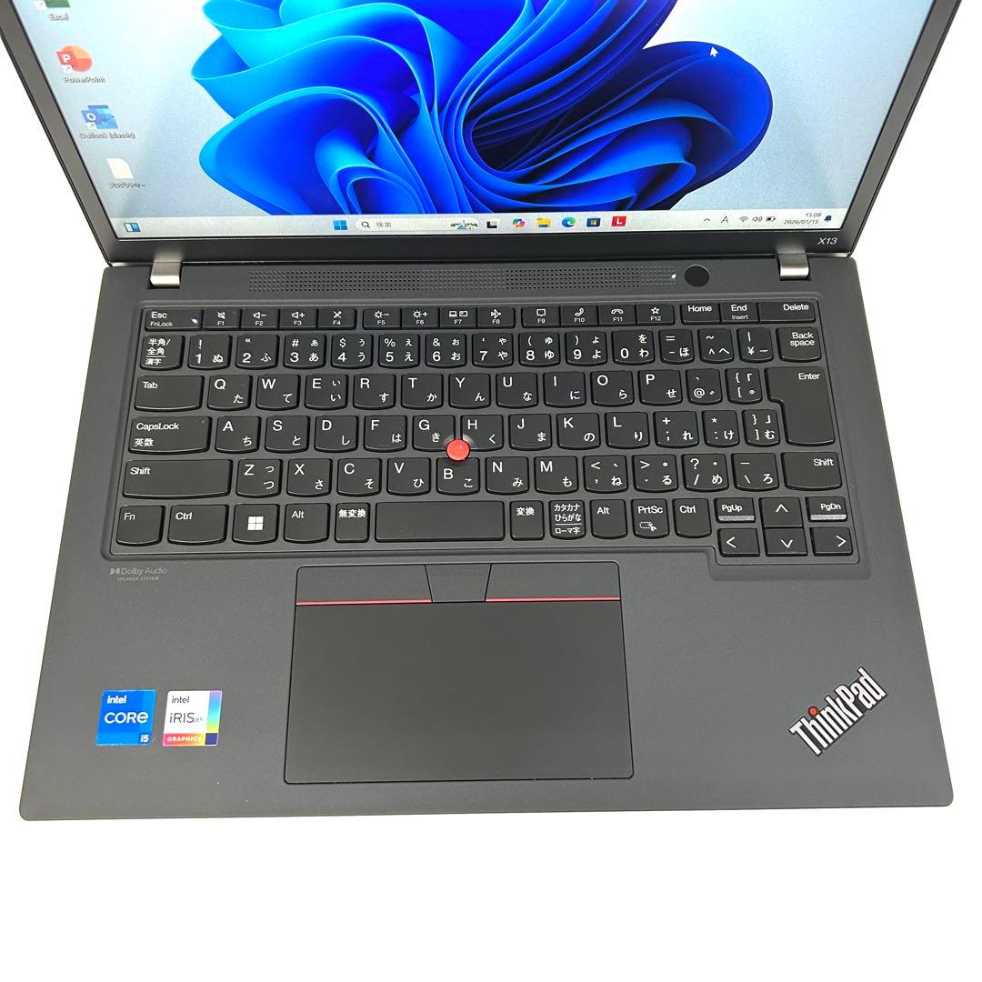 美品 Lenovo ThinkPad X13 Gen3 16GB バッテリー良好