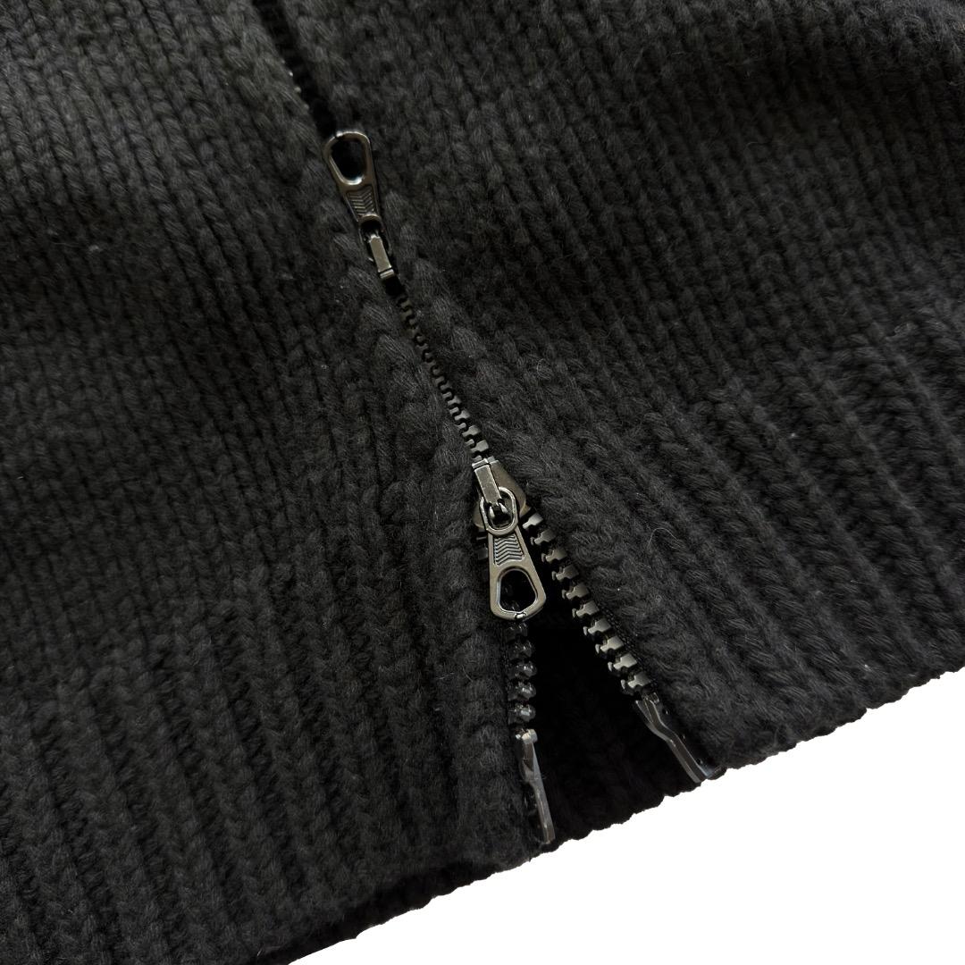 STONE  ニットブルゾン XL ブラック 2003A/W