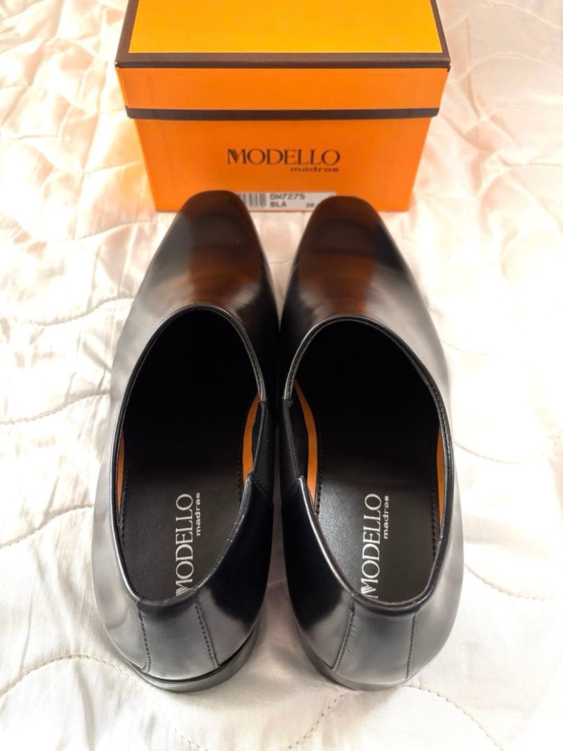 【新品】マドラスモデロ プレーントゥ スリップオン ビジネスシューズ