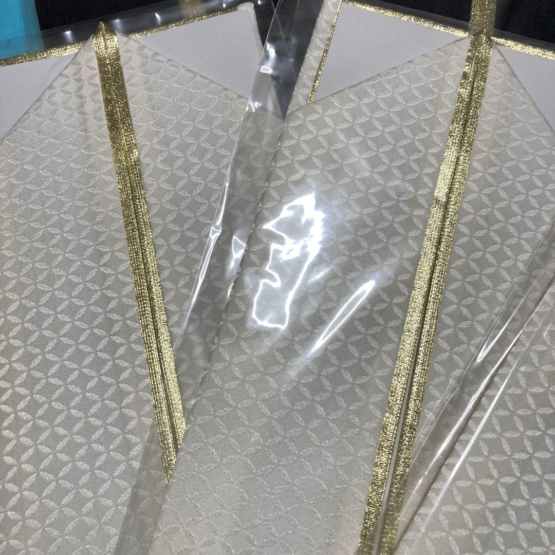 重ね襟　黒✖️金3枚、白✖️金３枚、白ラメ3枚合計9枚セット