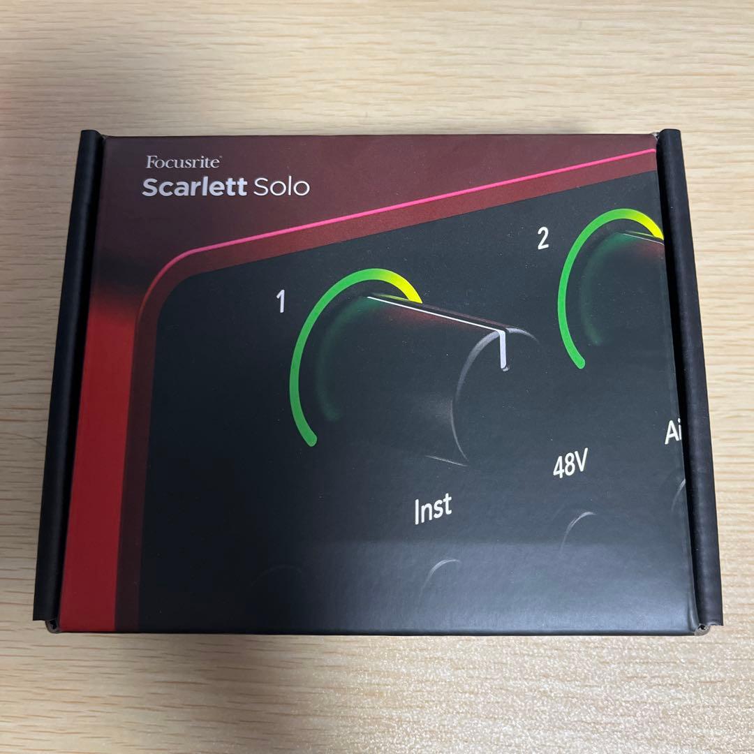 DTM・DAW Focusrite Scarlett Solo Gen4