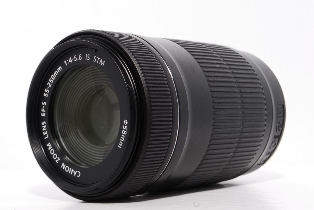 Canon EF-S 55-250mm F4-5.6 IS STM美品望遠レンズ