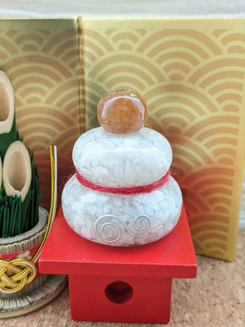 【容音】アンバー✕シトリンのうんこちゃん形オルゴナイト☆他３点