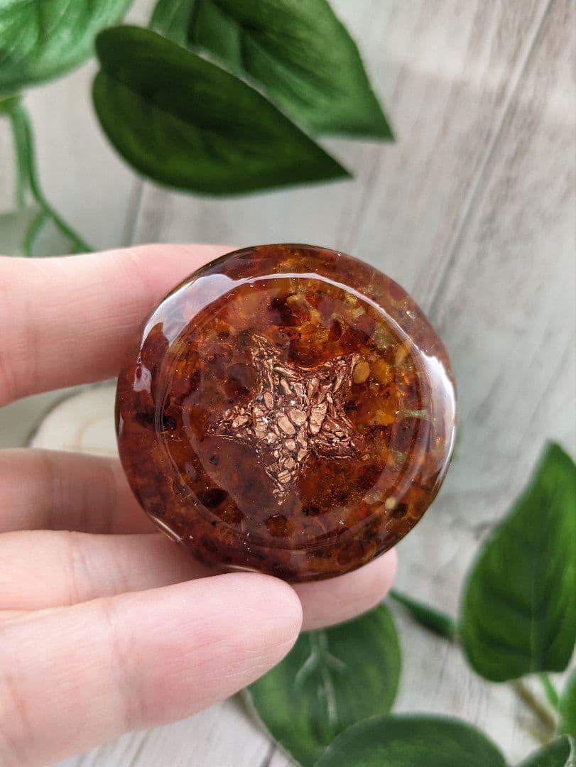 【容音】アンバー✕シトリンのうんこちゃん形オルゴナイト☆他３点