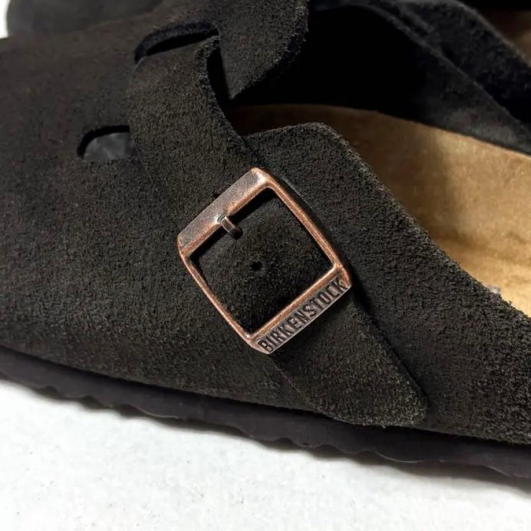 【極美品】ビルケンシュトック ボストン スエード モカ サイズ39 25cm