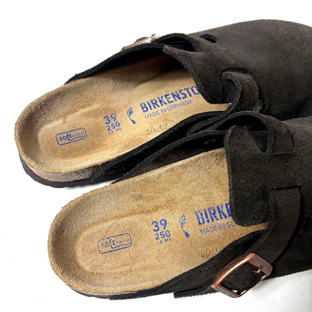 【極美品】ビルケンシュトック ボストン スエード モカ サイズ39 25cm