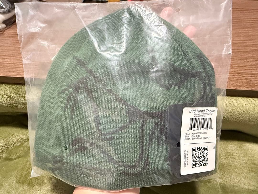 ARC'TERYX bird head toque 帽 グリーン