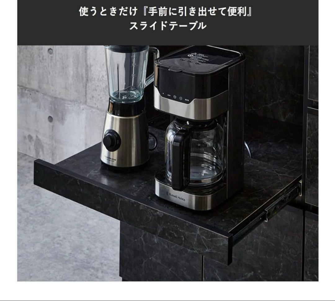 BLACK大理石調キッチンカウンター