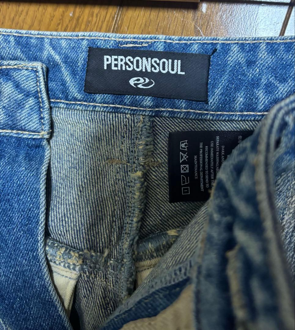 person soul バギーデニムパンツ サイズS