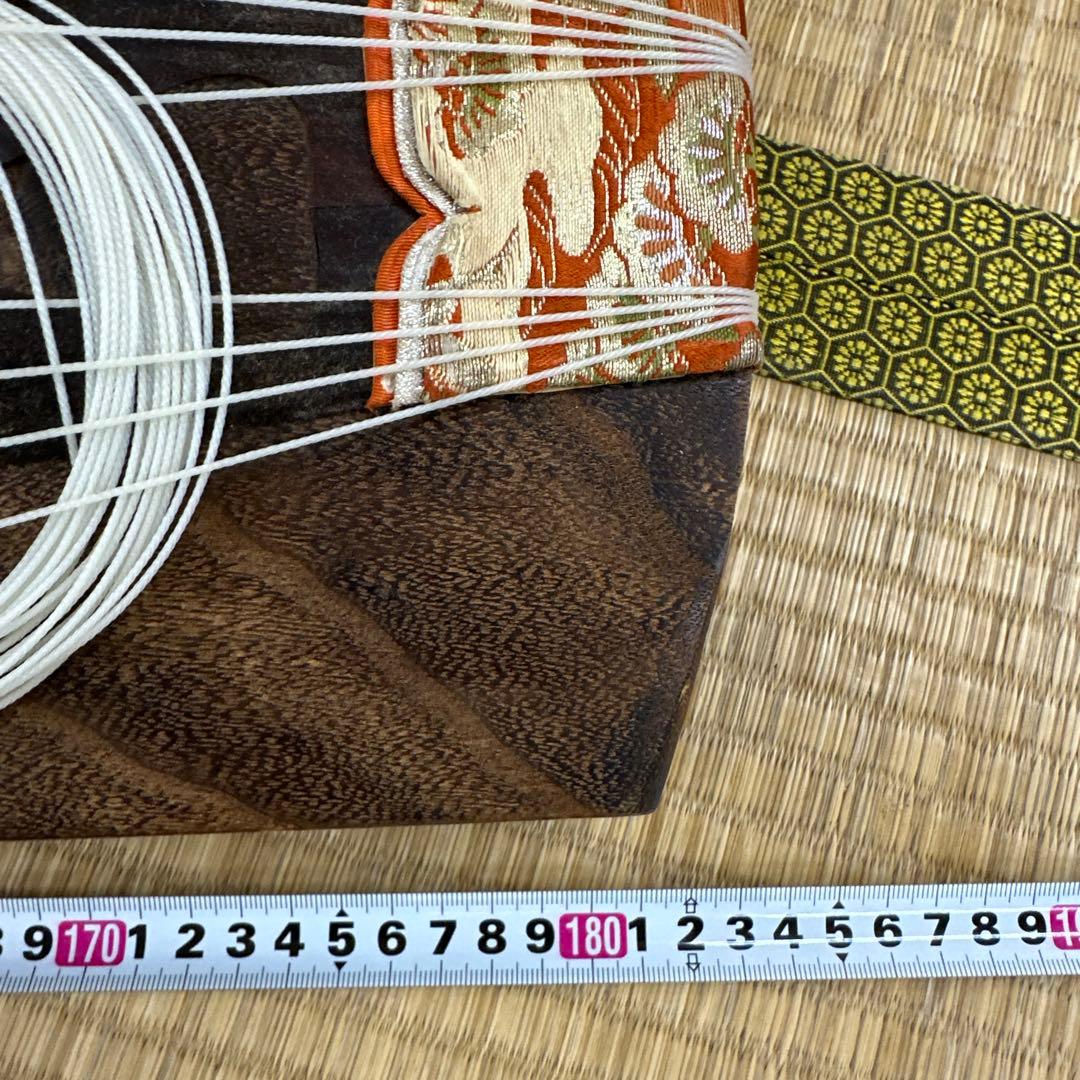 歌竜在銘　綾杉彫　お琴　約L183㎝　タサオ　東な8-0104④