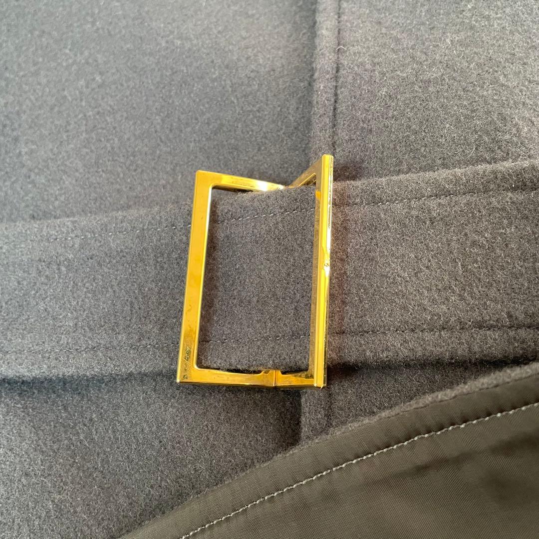 美品　CULLNI グレー コート ベルト付き