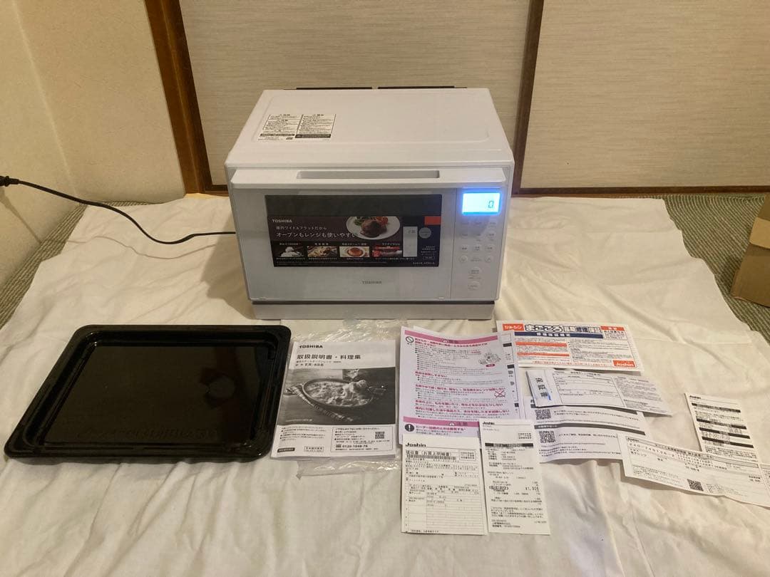 TOSHIBAオーブンレンジ ER-60B 石窯オーブン2025年10月購入美品