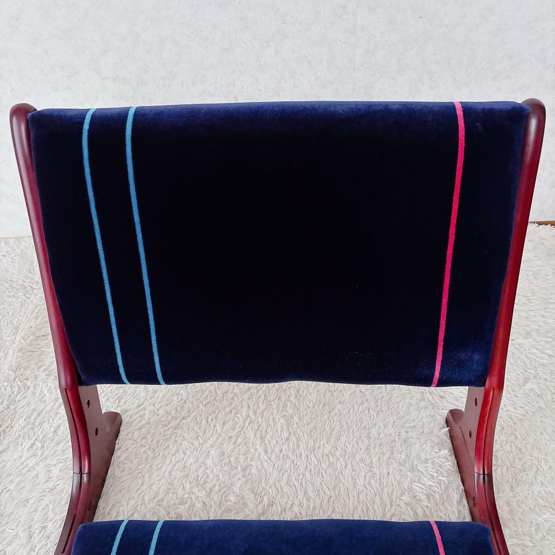 ny様リクエスト品】赤一脚、青2脚 ニチハン当時物レトロ 折りたたみ 座椅子