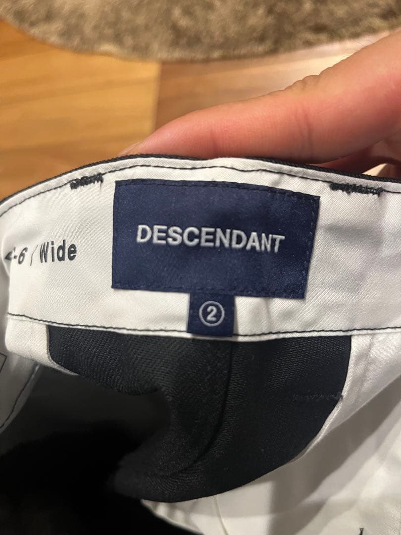 DESCENDANT 黒 チノパン