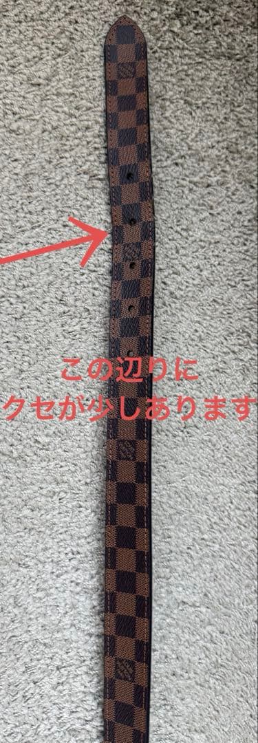 ルイヴィトン　ダミエベルト　サンチュール　新品同様　表記75
