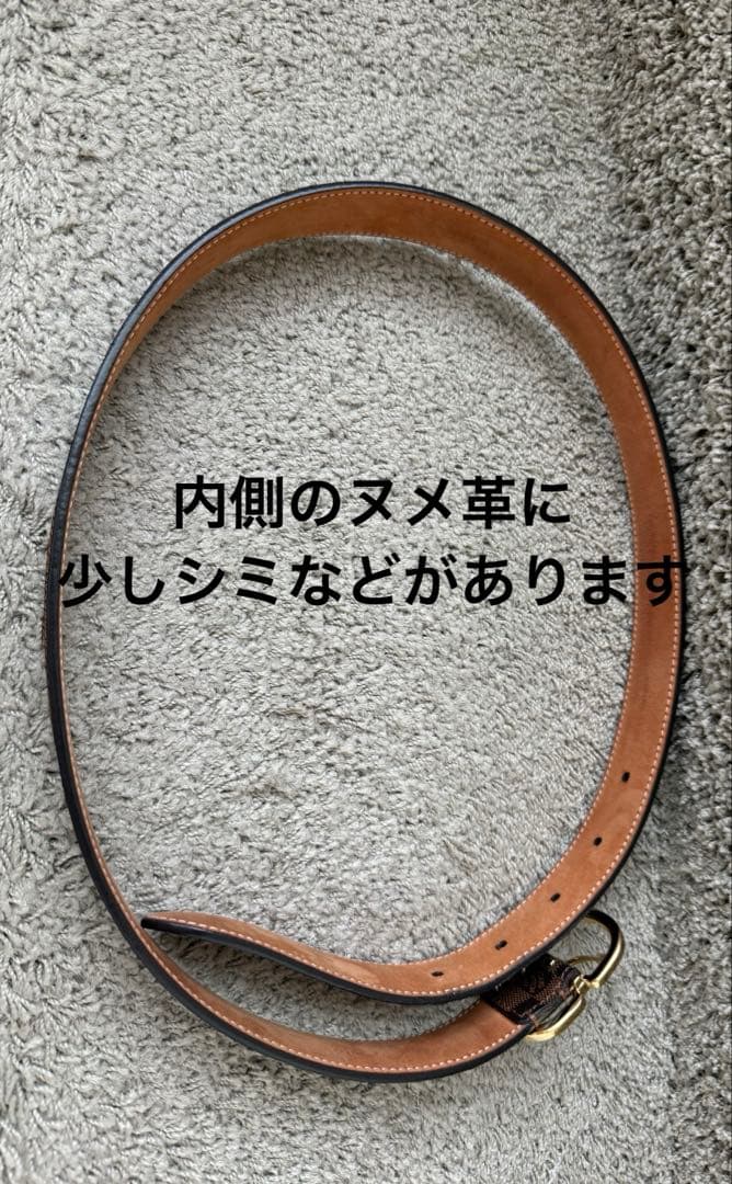 ルイヴィトン　ダミエベルト　サンチュール　新品同様　表記75