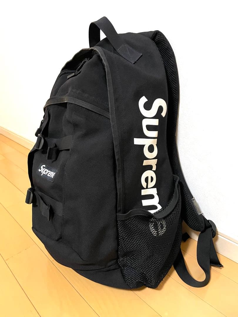 Supreme バックパック リュック ブラック