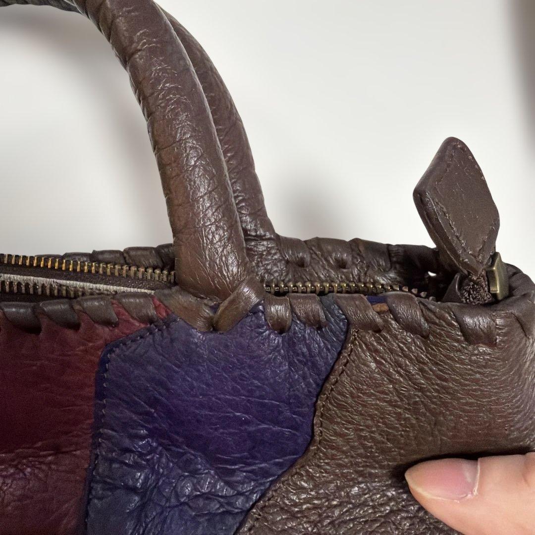 「ダルさん専用〜ʕ•ᴥ•ʔ」IBIZA　美品！希少ペッカリー　ハンドバッグ　ポー