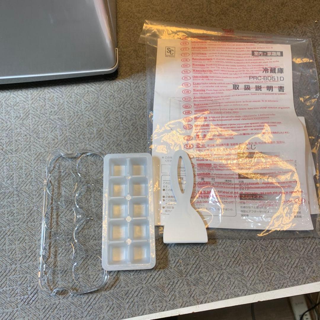 I985\" アイリス 2023年製 1ドア冷蔵庫 PRC-B051D-S