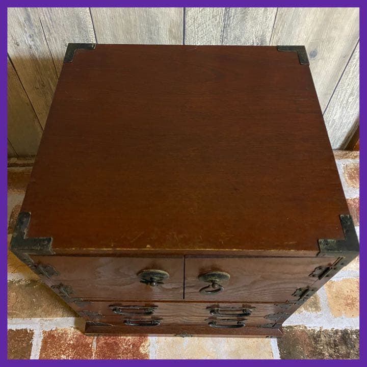 骨董品 アンティーク家具 昭和初期 昭和レトロ チェスト年代物 ミニタンス