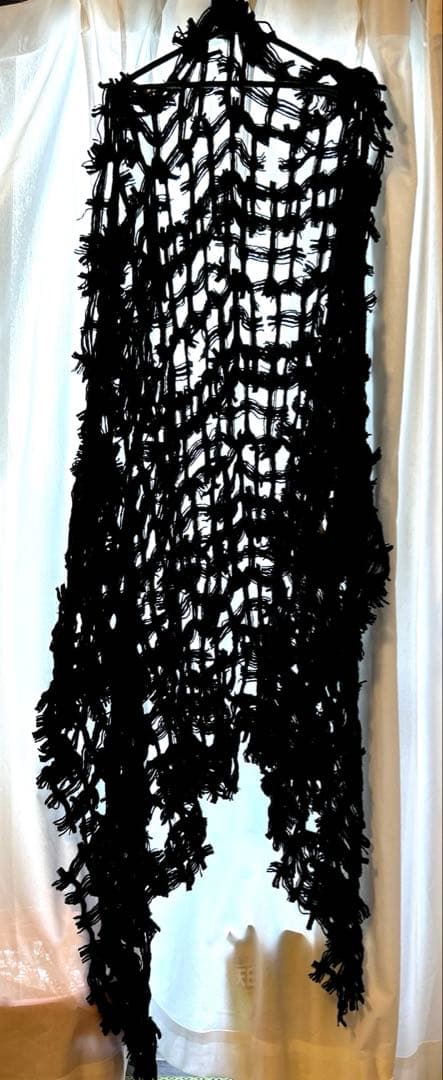 小物 GroundY DOBBY WOOL TWO-TONE COLOR STOLE