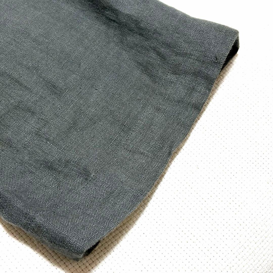 美品 25SS完売 FOLL リネントラウザー グレー 2