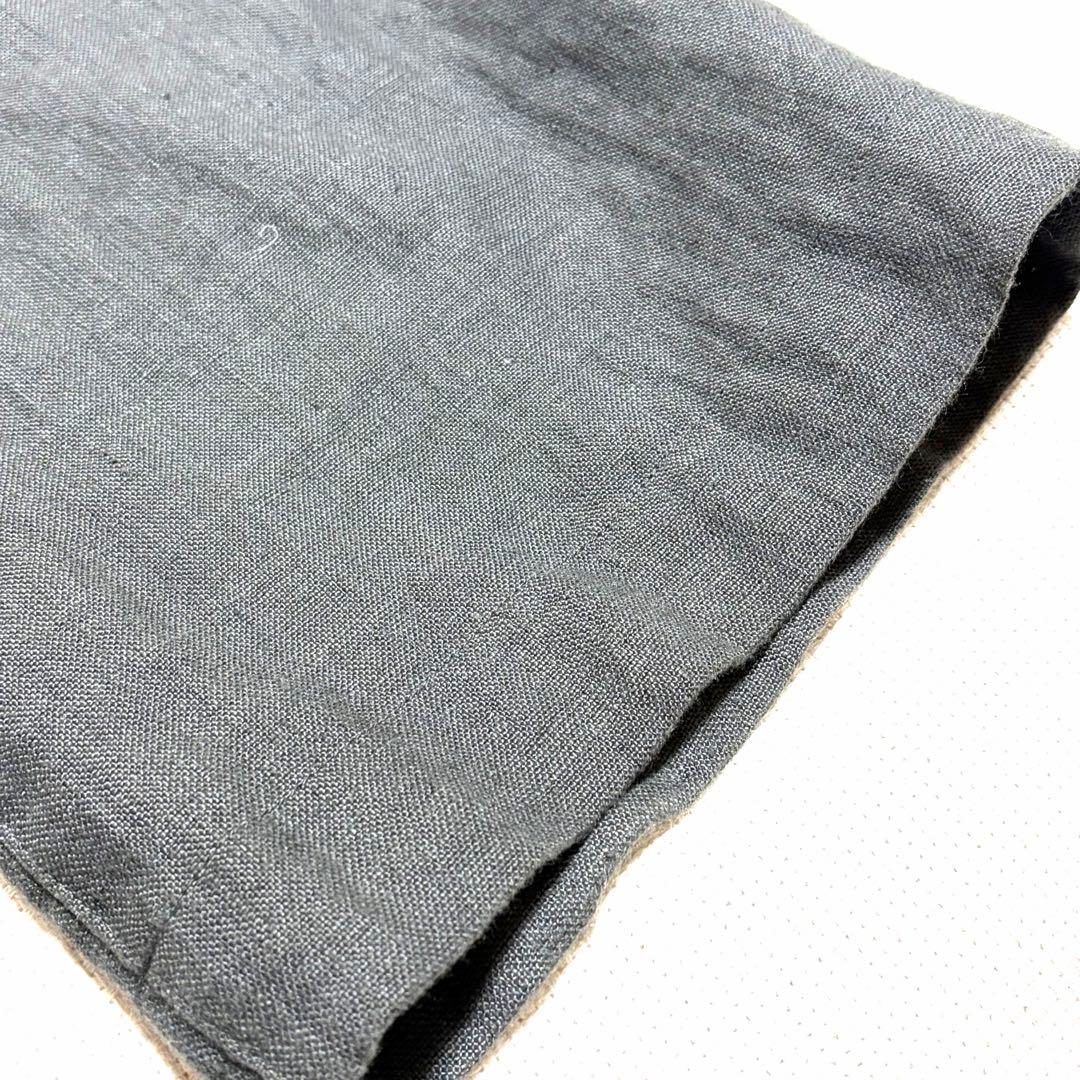 美品 25SS完売 FOLL リネントラウザー グレー 2