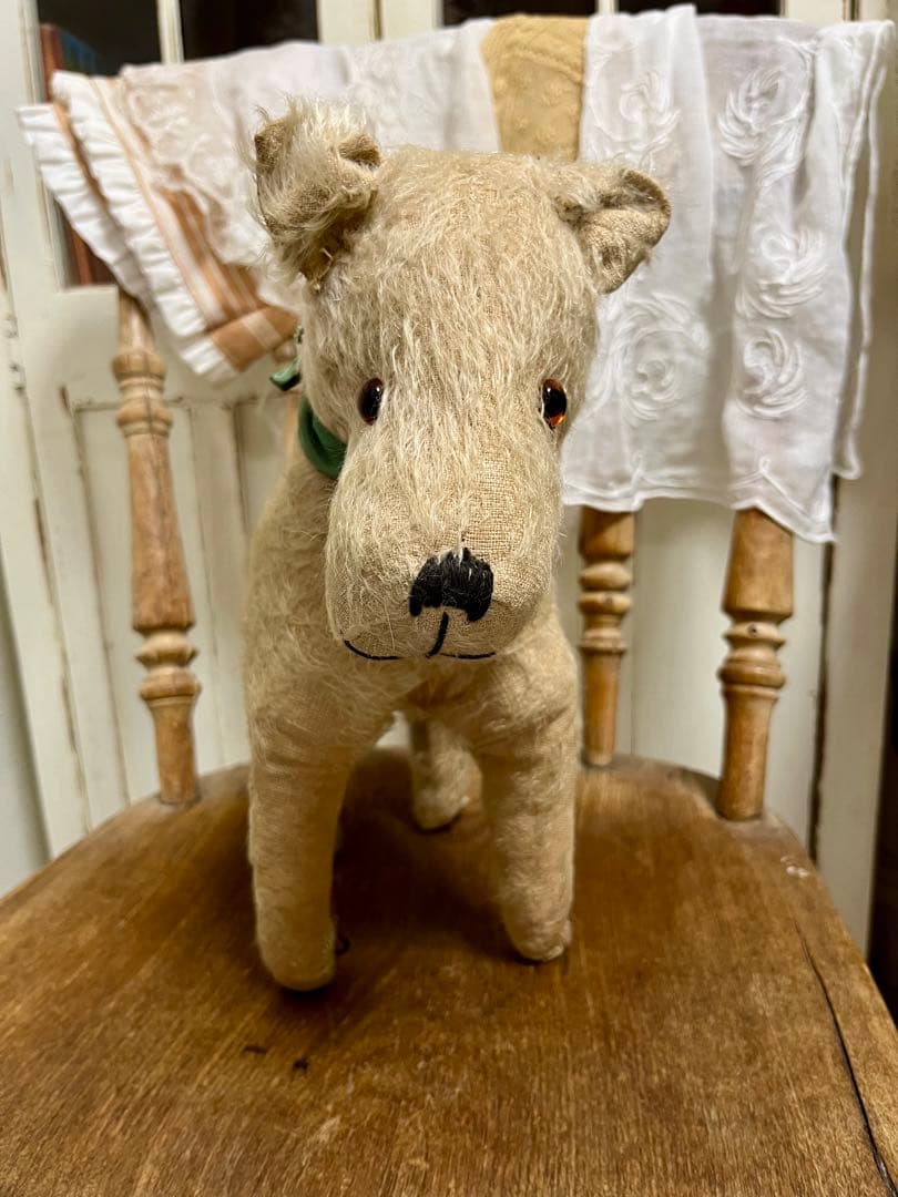 アンティーク　ヴィンテージ　テリア　ぬいぐるみ　犬　ベア　ドイツ