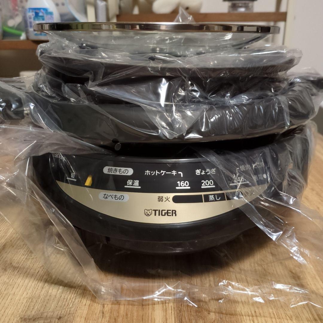 タイガー　グリルなべ　CQG-B300T　ブラウン