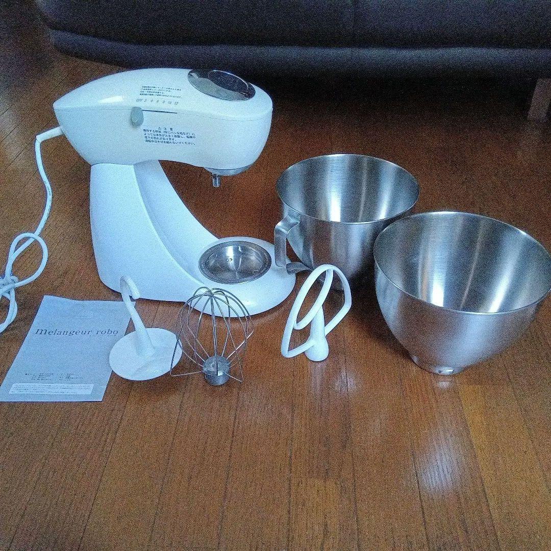 melangeur_robo スタンドオートミキサー 2ボウル付き 貝印 日本製